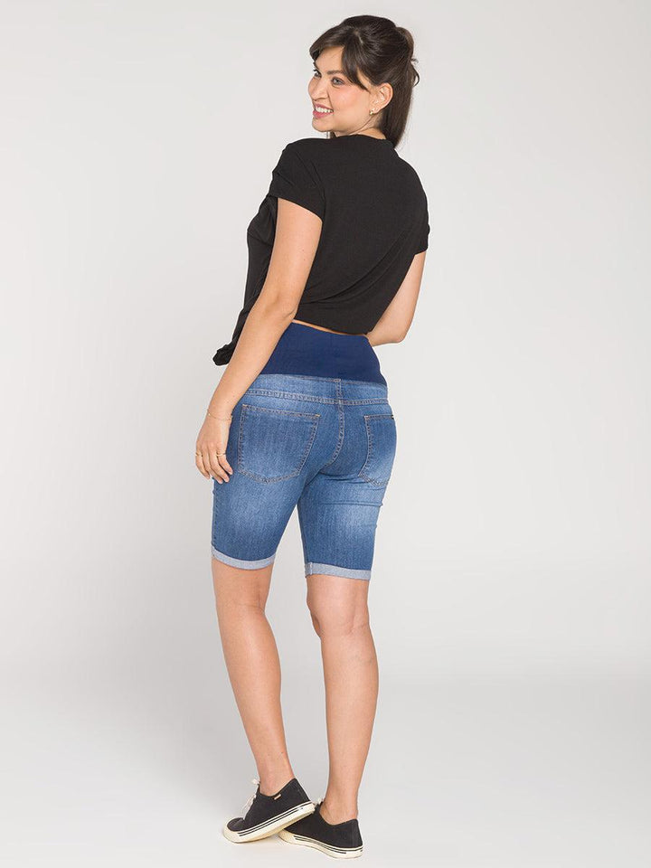 Bermuda Jeans Gestante-Bermuda-Mammy.b