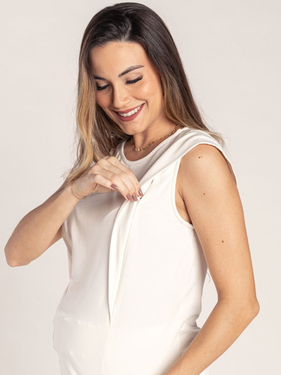 Blusa de Amamentação Muscle Tee-Blusa-Mammy.b