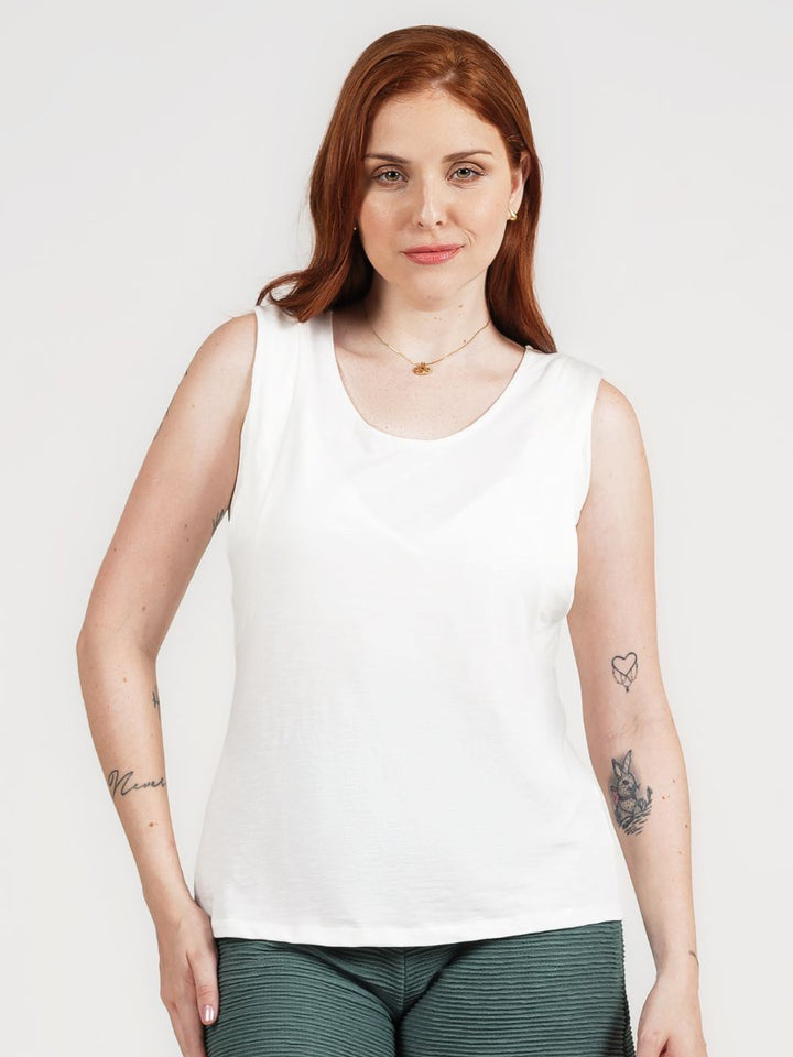 Blusa para Amamentar com Regata e Top Interno-Blusa-Mammy.b