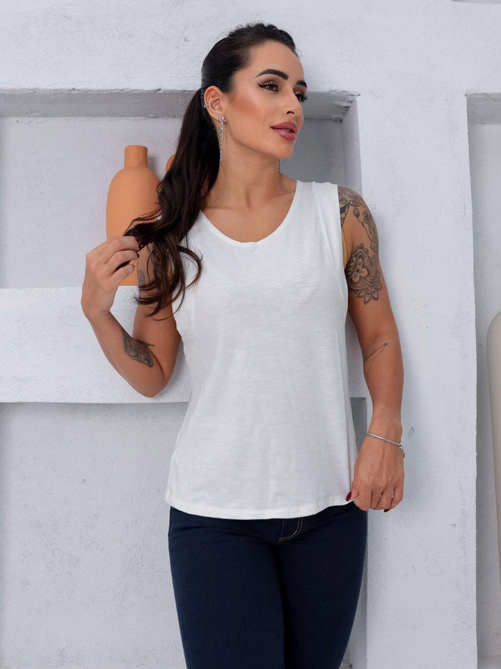 Blusa para Amamentar com Regata e Top Interno-Blusa-Mammy.b