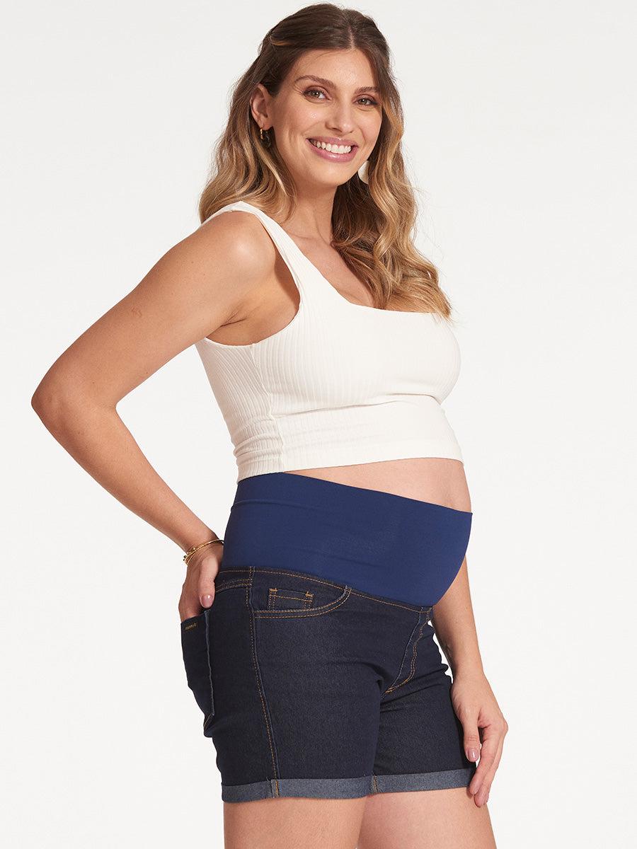 Regata Cropped Canelada com Decote Quadrado-Blusa-Mammy.b