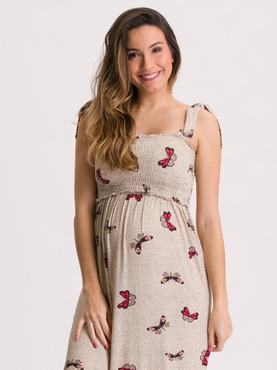 Vestido de Amamentação com Top em Lastex-Vestido-Mammy.b